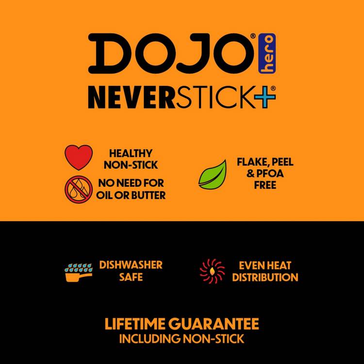 Dojo Hero 30cm aluminium pizza tray with Neverstick coating, UK version