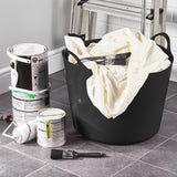 Whitefurze flexible tub black 14L, imported from the UK