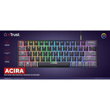 GXTrust Acira 60% mini gaming keyboard, imported from the UK