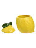 Widdop yellow lemon sugar jar 13cm, UK version