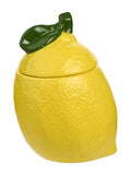 Widdop yellow lemon sugar jar 13cm, UK version