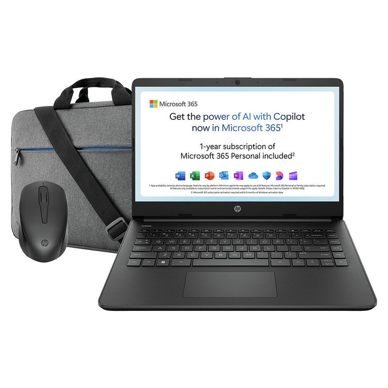 HP 14s laptop bundle 14 inch UK version