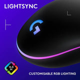 Logitech G203 wired gaming mouse black, imported from the UK