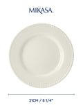Mikasa 4-piece stoneware side plates 21cm (British brand)