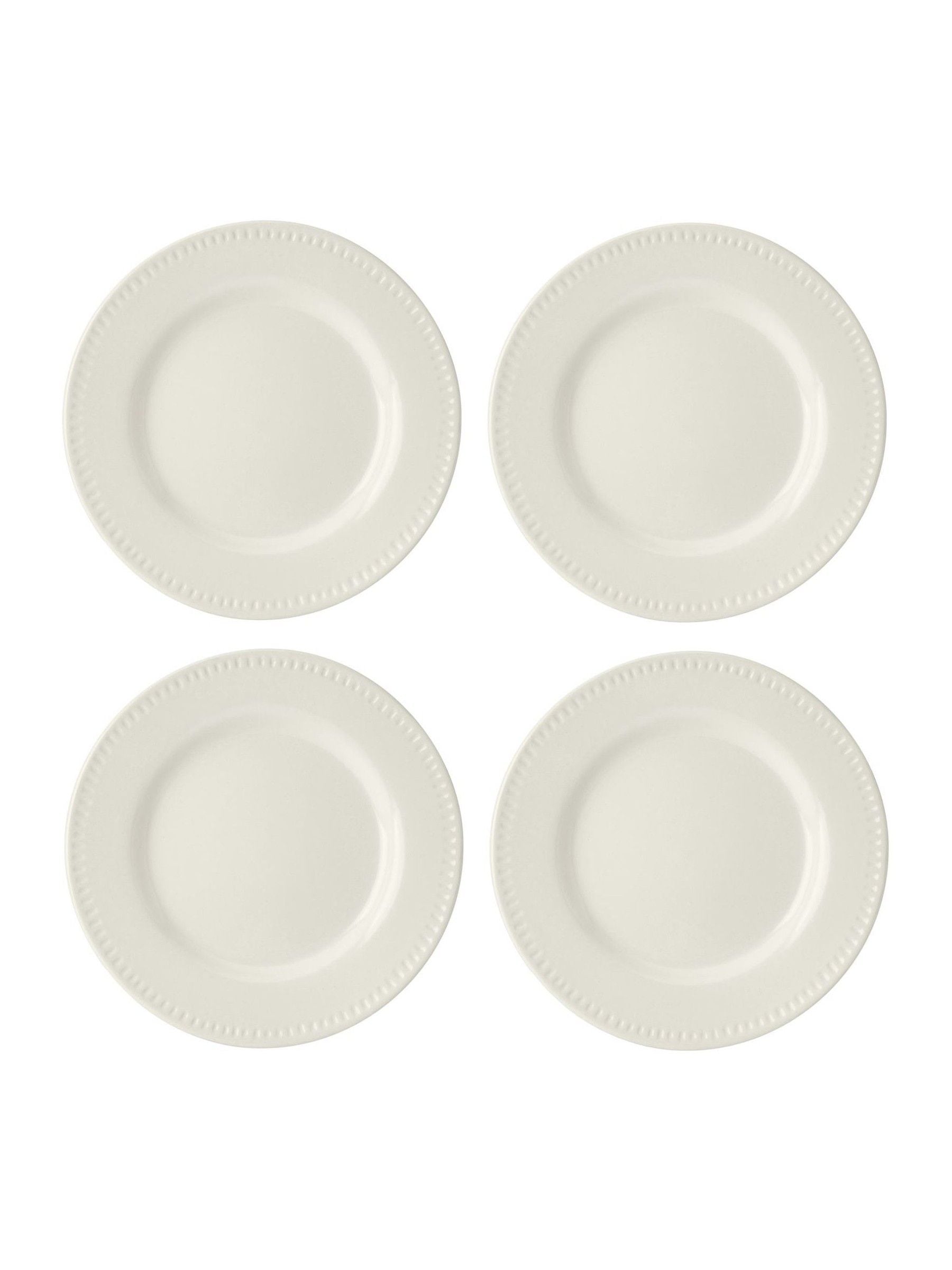 Mikasa 4-piece stoneware side plates 21cm (British brand)
