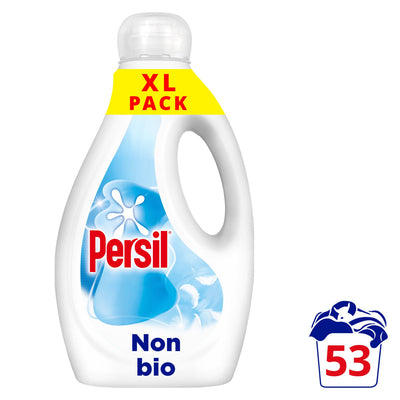 ASDA Persil Non Bio Laundry Washing Liquid Detergent 1.431 L 53 Washes- Buy online at McGrocer