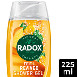 Radox Feel Revived shower gel 225 ml, imported from the UK