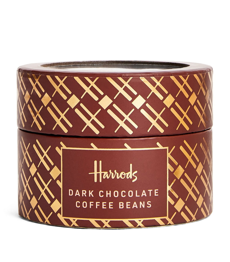 Harrods dark chocolate coated coffee beans 90g - British product