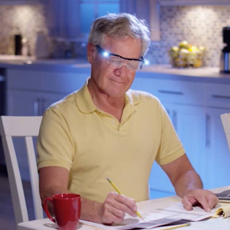 JML Mighty Sight magnifying glasses with LED lights, UK version