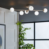 Habitat Alonso bathroom flush ceiling light white, imported from the UK