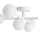 Habitat Alonso bathroom flush ceiling light white, imported from the UK
