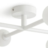 Habitat Alonso bathroom flush ceiling light white, imported from the UK