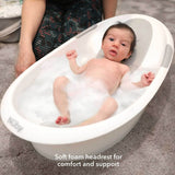 Nuby Baby Bath with built-in seat and foam headrest - British product