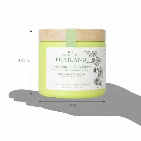 Wanderflower Essence nourishing body butter 400g lemongrass jasmine - British product
