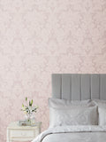 Laura Ashley Sugared Violet Martigues wallpaper sample (British brand)