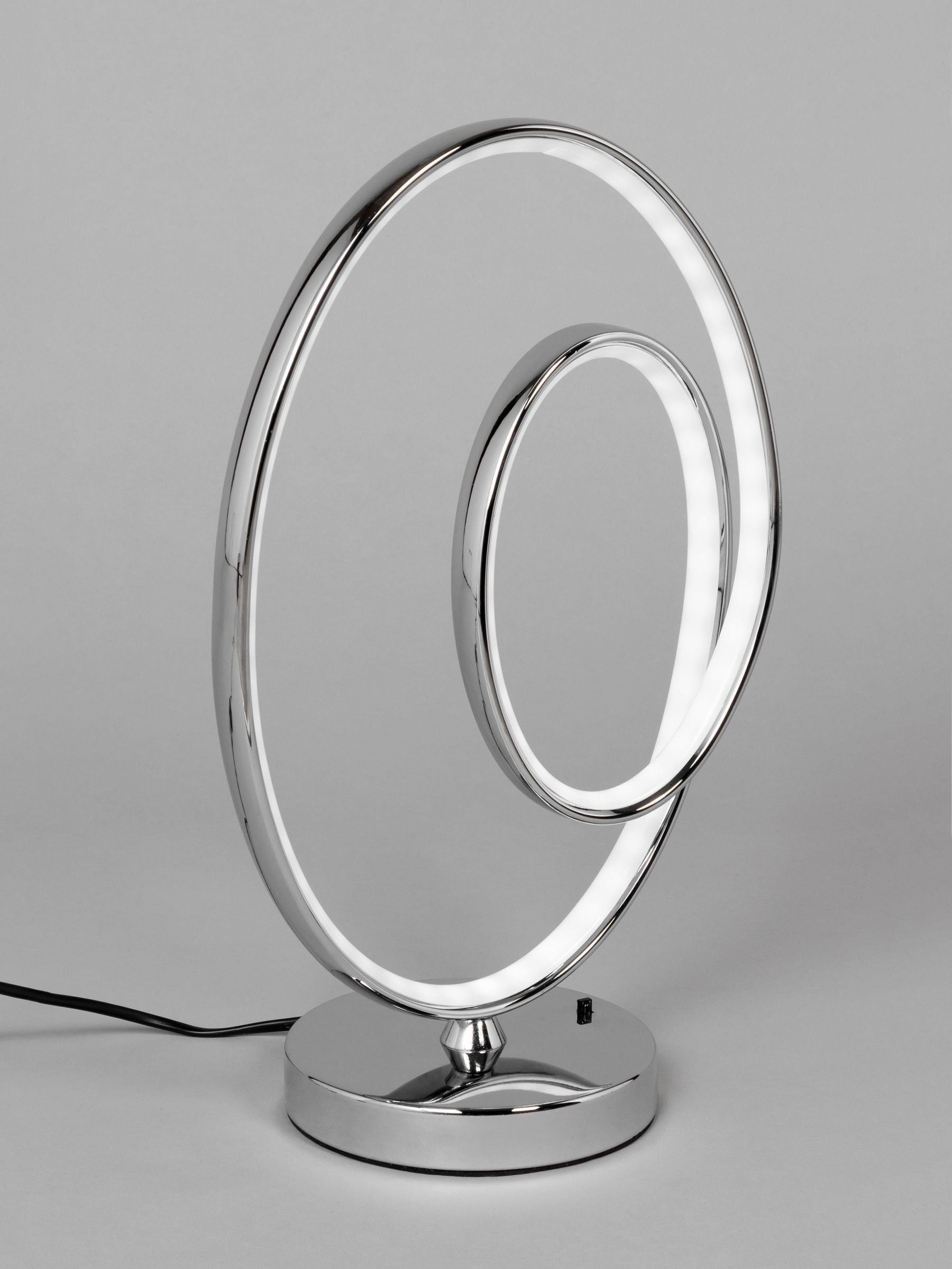 BHS Renzo RGB LED table lamp chrome finish - British product