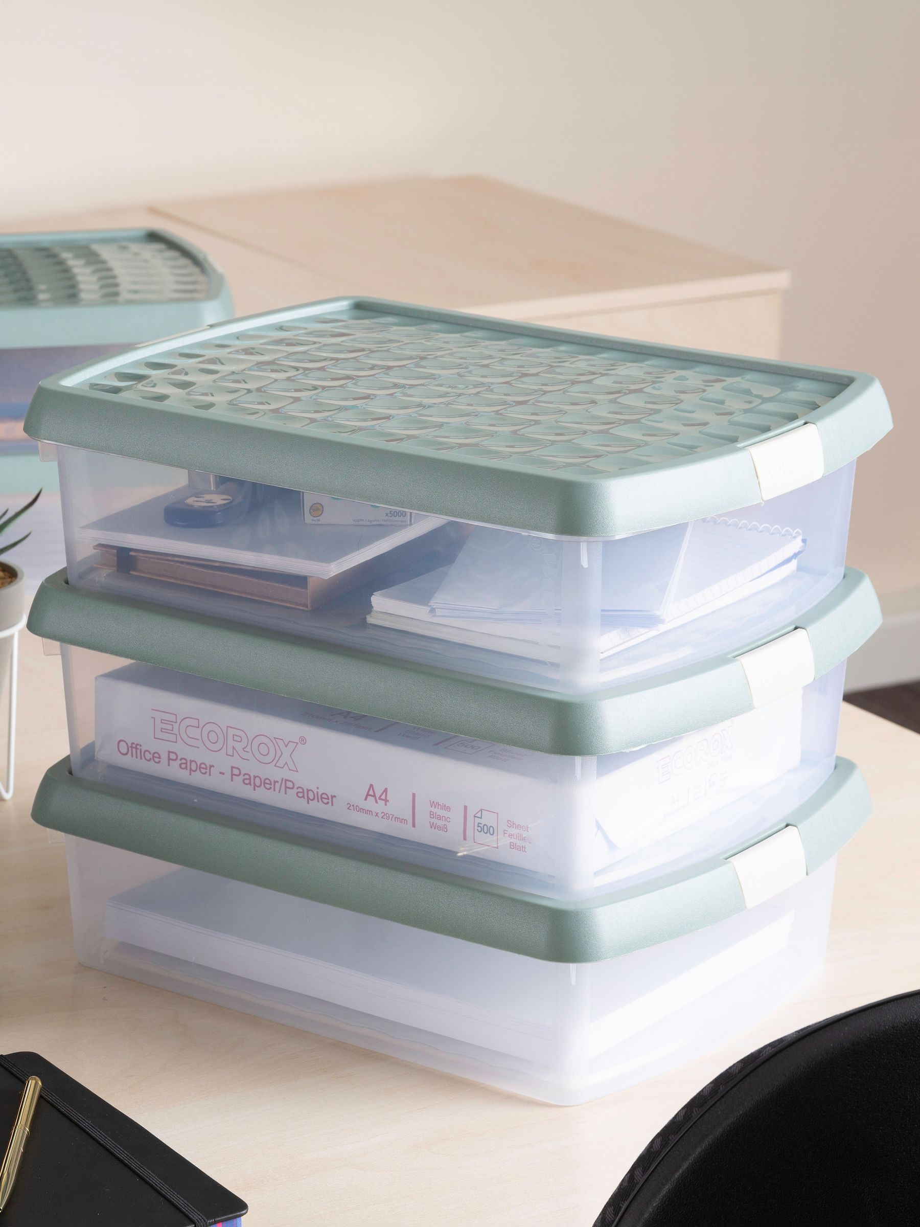 Wham clip box Green Milieu 8.5L, UK version