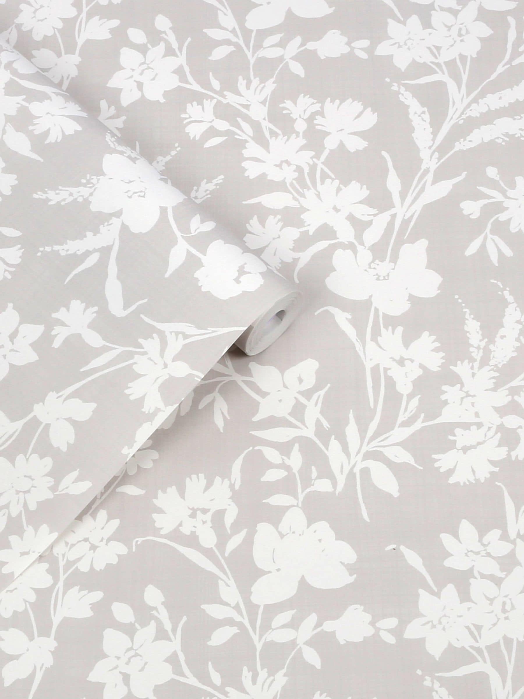 Laura Ashley Dove Grey Rye wallpaper sample A4, imported from the UK