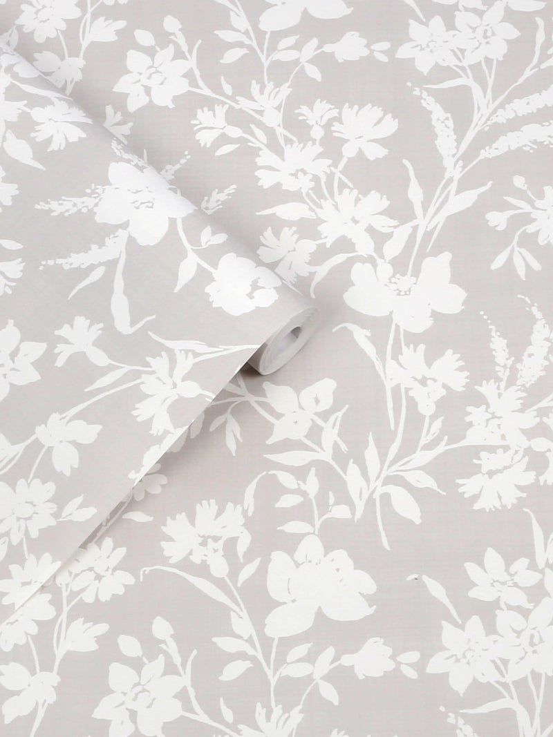 Laura Ashley Dove Grey Rye wallpaper sample A4, imported from the UK
