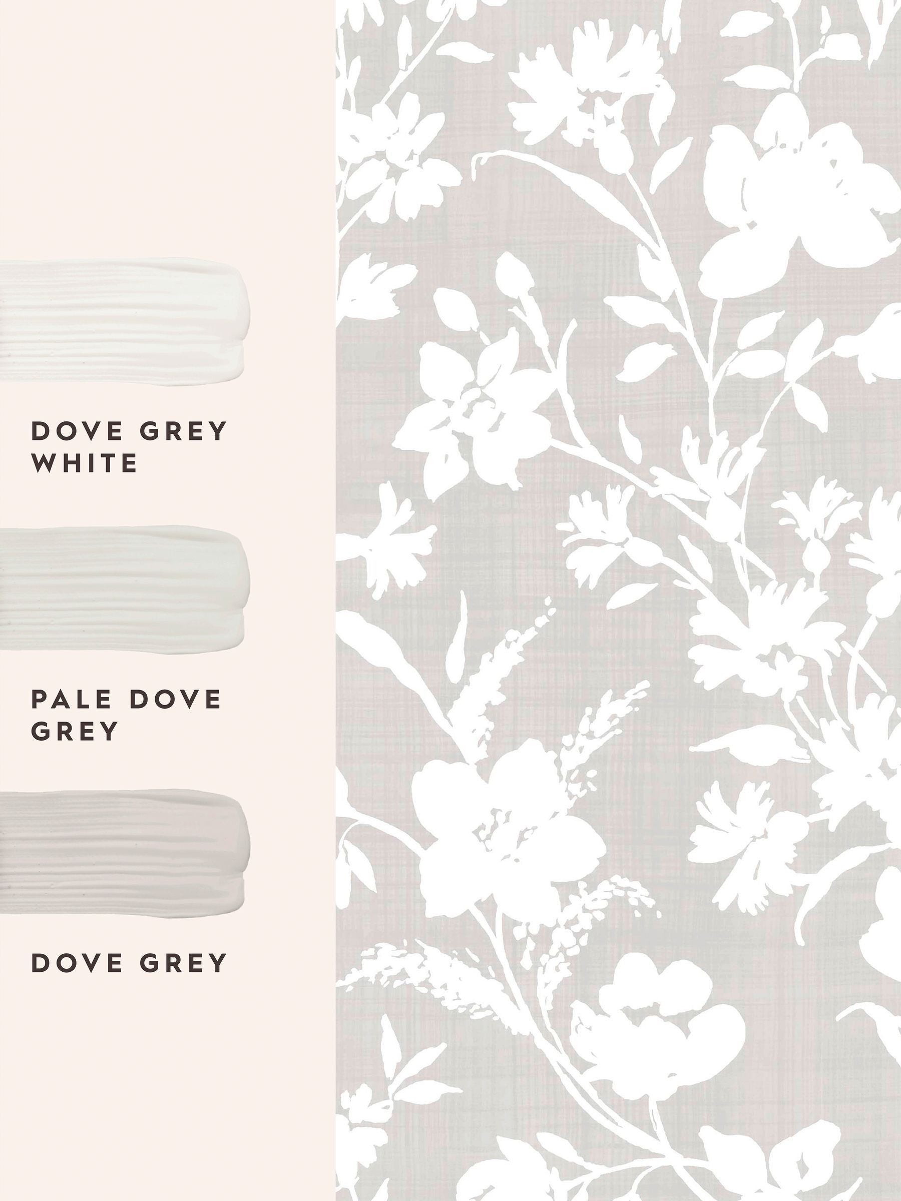 Laura Ashley Dove Grey Rye wallpaper sample A4, imported from the UK