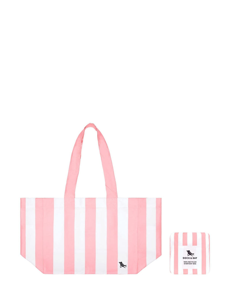 Dock & Bay Malibu Pink foldaway travel bag, UK version