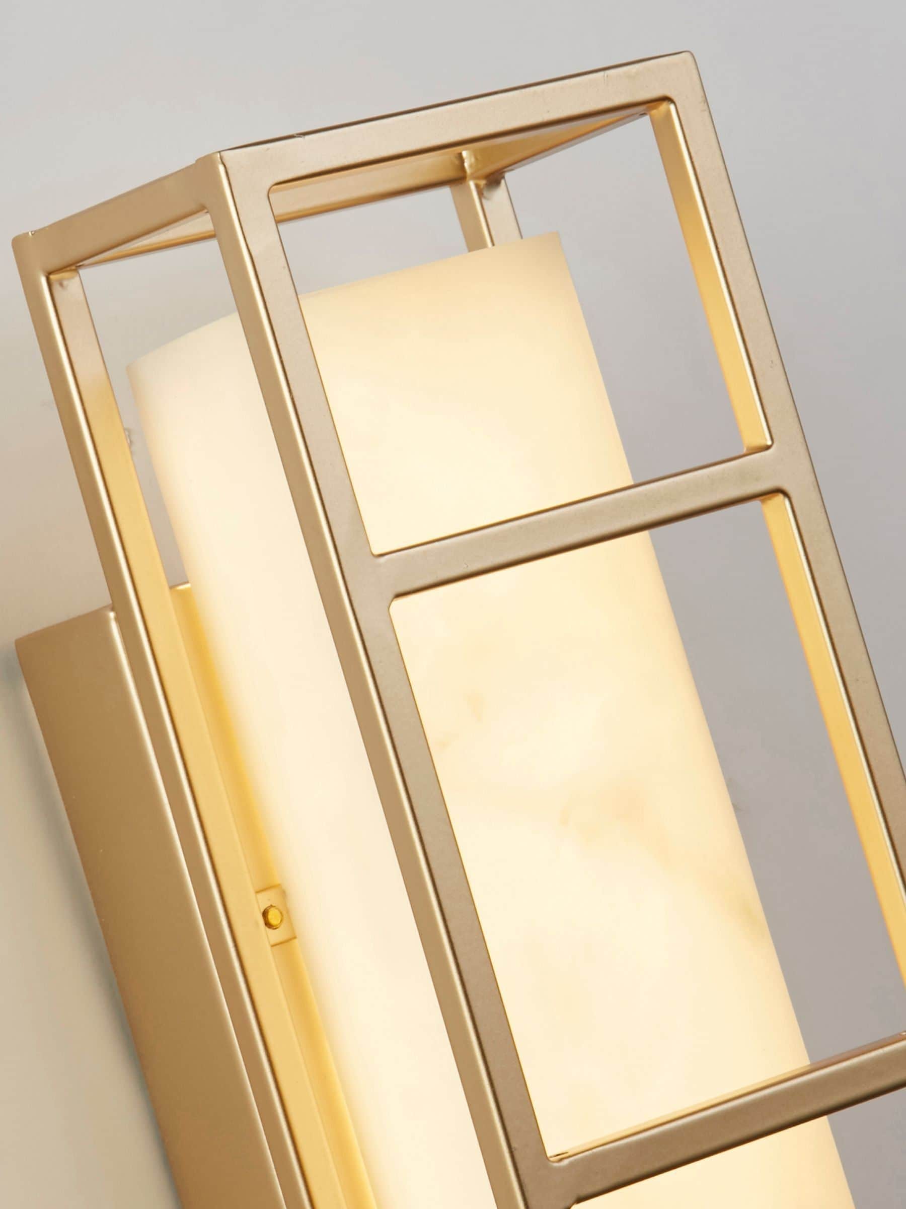 Searchlight Gold Corral LED wall light (British brand)