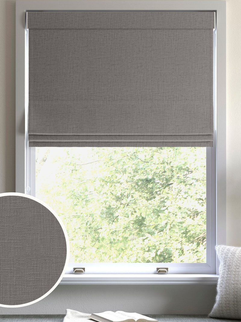 Next silver grey made to measure roman blind - British product