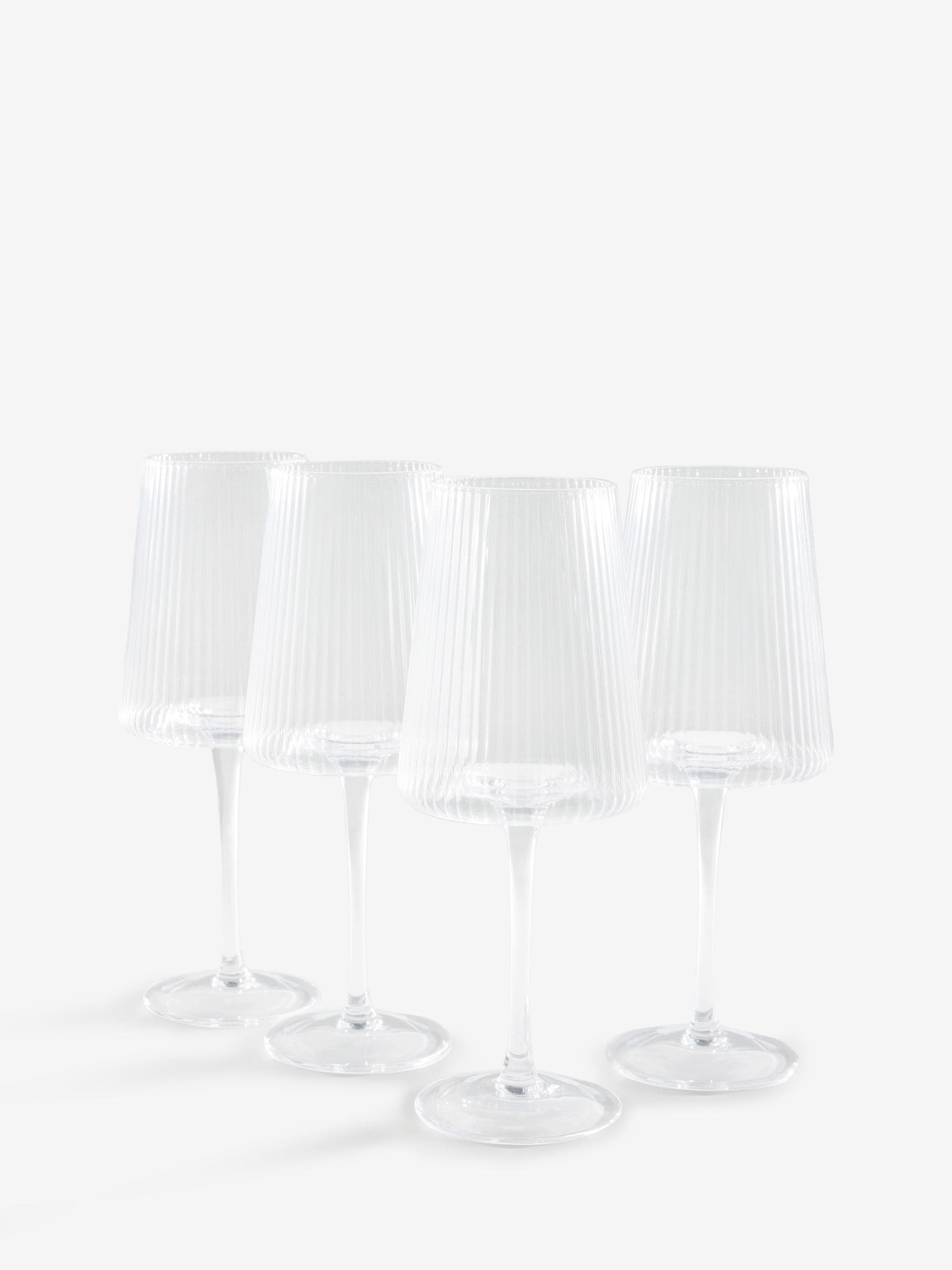 Hollis clear angular wine glasses set of 4, UK version