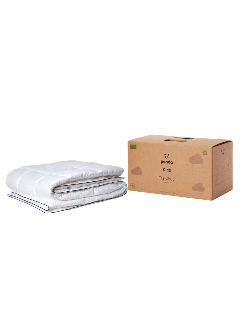 Panda Kids Cloud Bamboo Duvet 4.5 Tog, imported from the UK