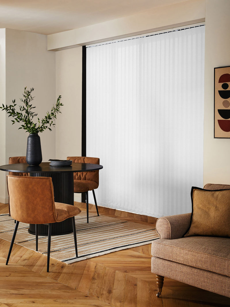 Vodnar white vertical blinds made to measure, UK version