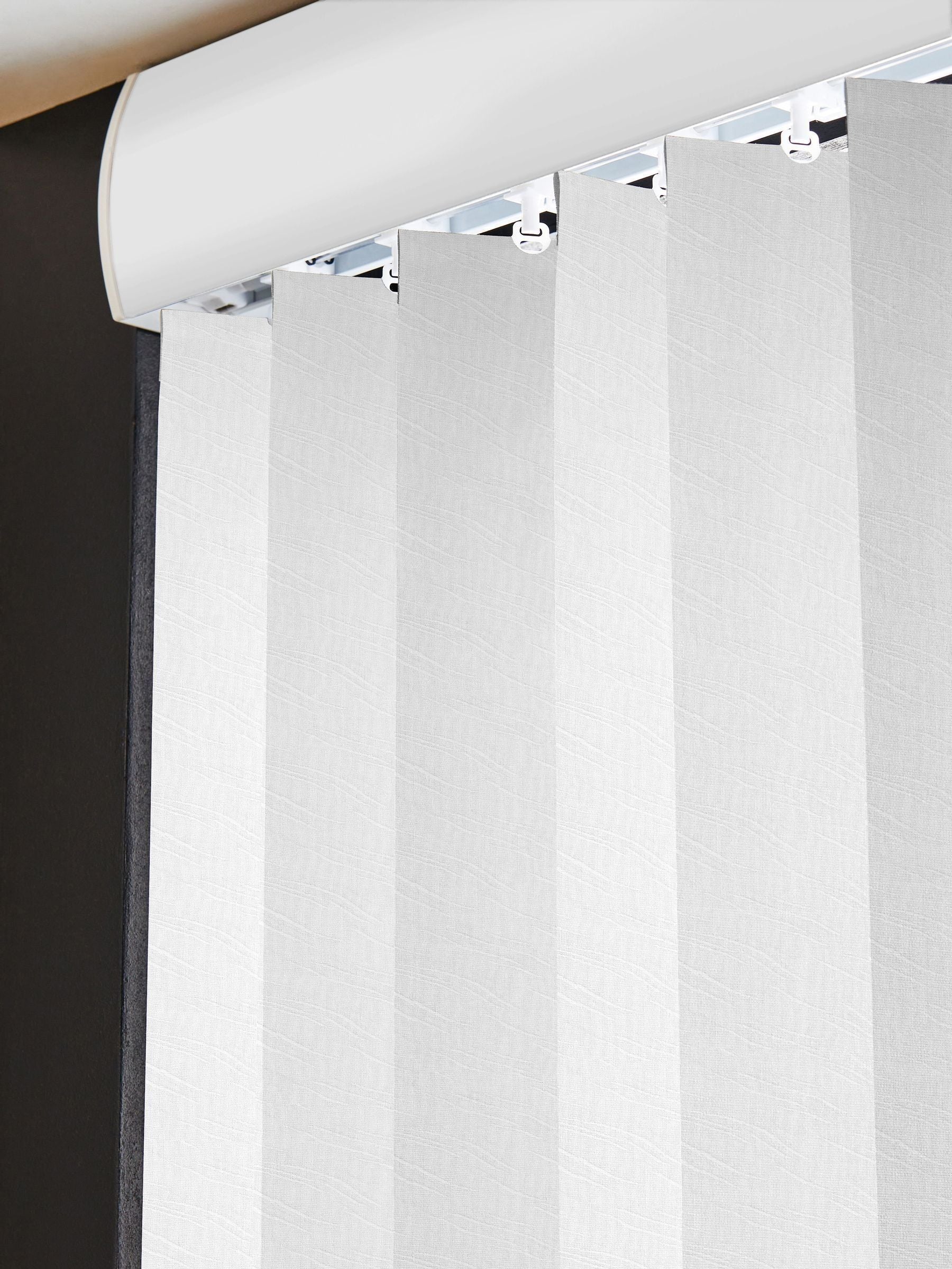 Vodnar white vertical blinds made to measure, UK version