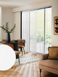Vodnar white vertical blinds made to measure, UK version