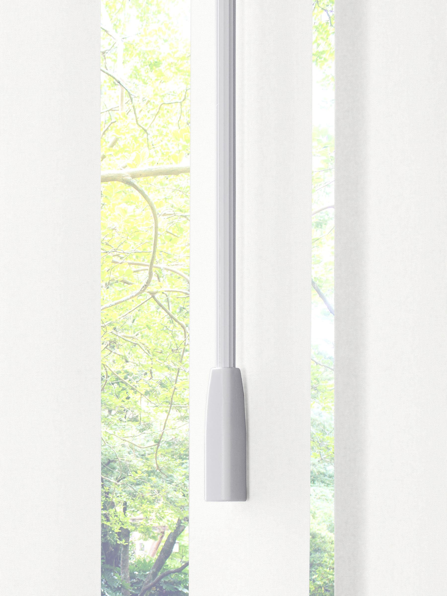Fiskar made to measure white vertical blinds (British brand)