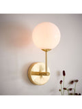 Gallery Home Springfield wall light in brushed gold with 14cm height - British product