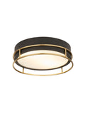 Searchlight Brass Arizona flush ceiling light 30cm (British brand)
