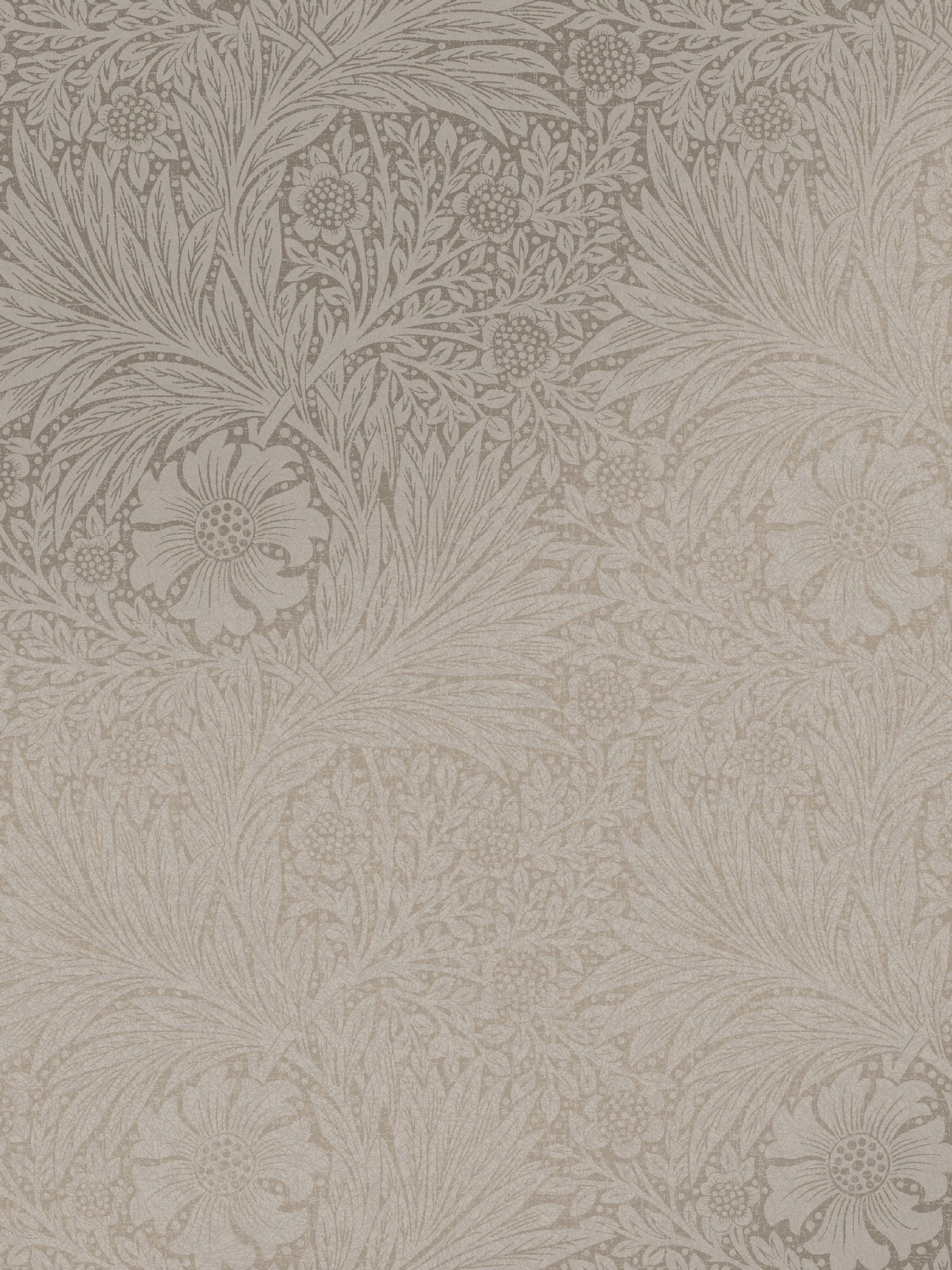 William Morris Marigold Fibrous Neutral wallpaper sample A4, UK version