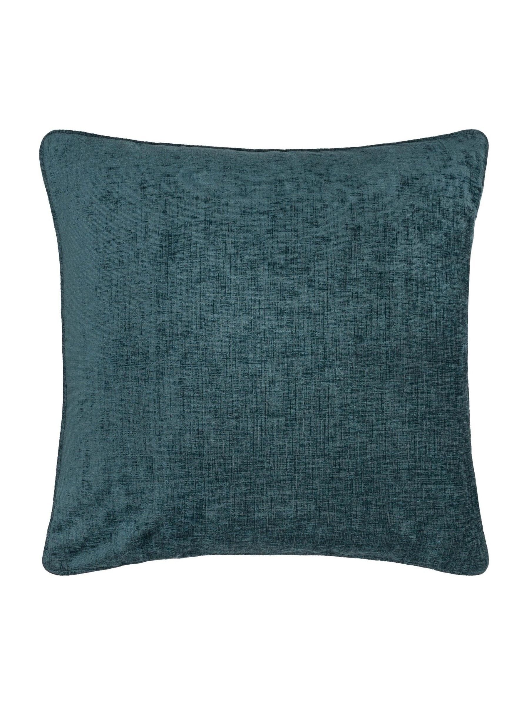 Morris & Co Snakeshead jacquard chenille piped cushion 55cm - British product