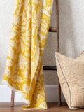 Morris & Co Acorn faux fur throw, imported from the UK