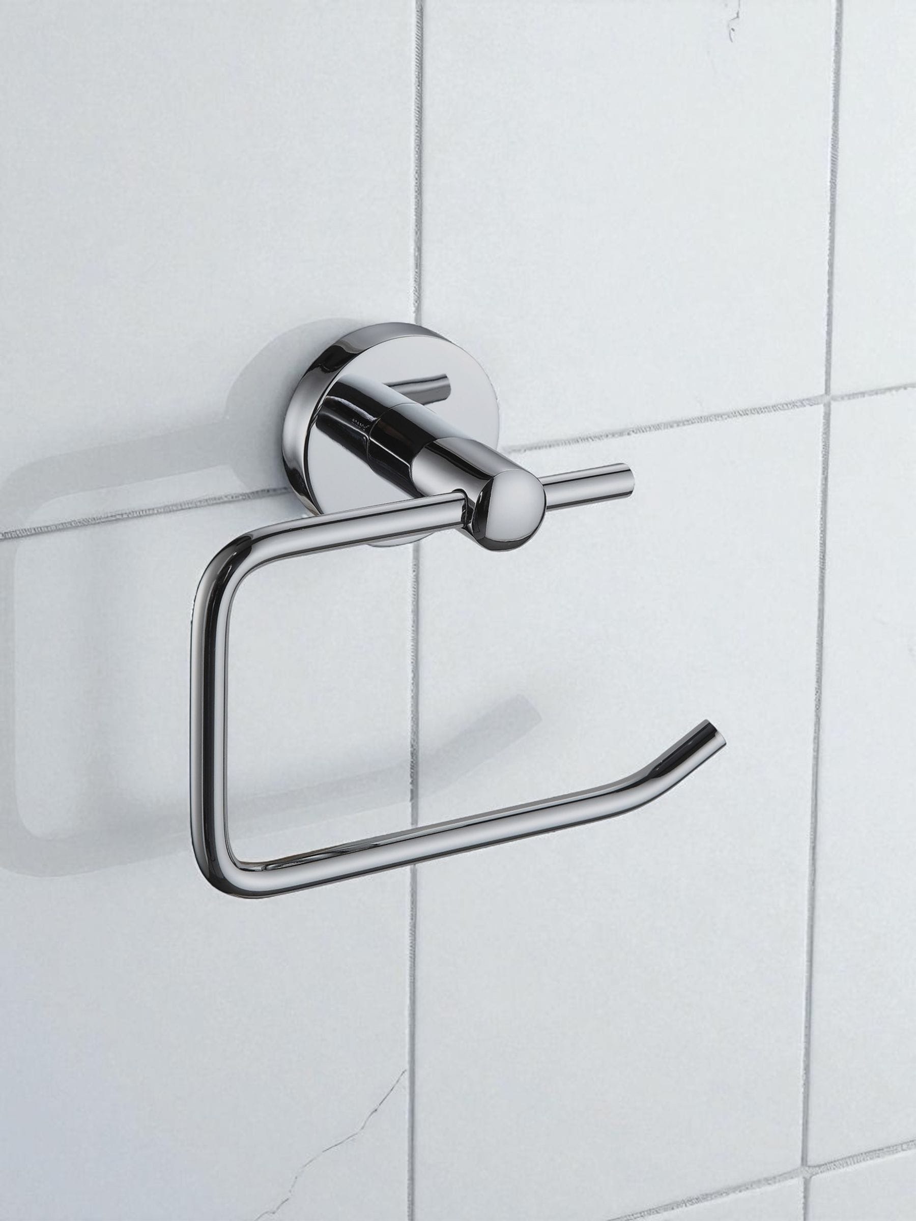 Showerdrape Modernity chrome wall mounted toilet roll holder - British product