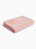 MORI pink cotton large muslin square for baby, UK version