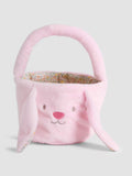 JoJo Maman Bébé pink bunny basket plush fabric - British product