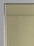 Green khaki roman blind, imported from the UK