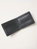 FatFace black twin stitch leather wallet, UK version
