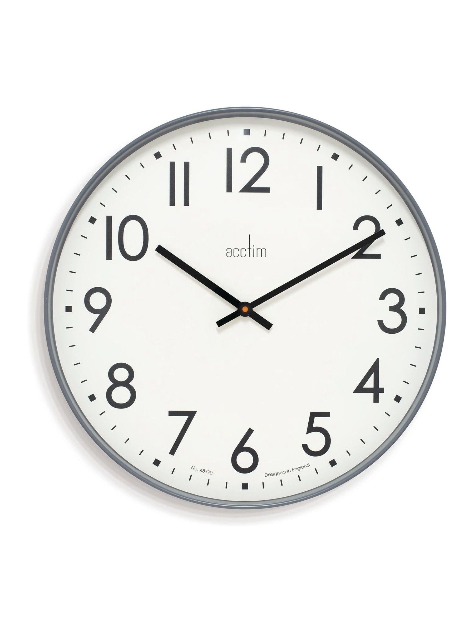 Acctim Ashridge Aston Grey 50cm wall clock - British product