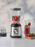 Daewoo 800W stainless steel jug blender and grinder set - British product