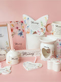 Widdop mummy wax melt burner ceramic heart cut-out (British brand)
