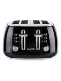 Salter Black Boston 4-slice toaster, imported from the UK