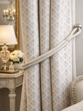 Laura Ashley white curtain tiebacks set of 2 - British product