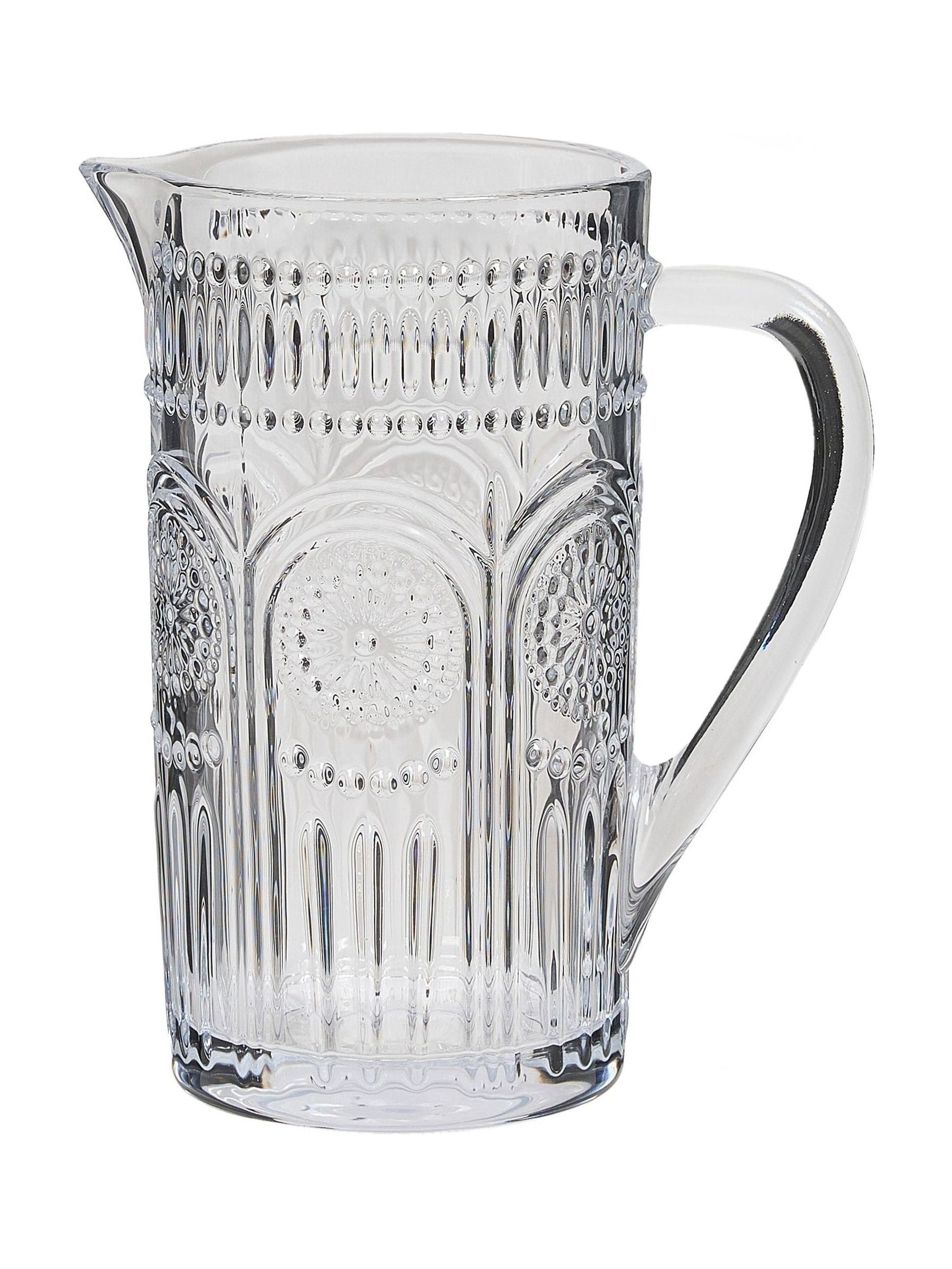 Dibor Clear Gallano glass pitcher (British brand)