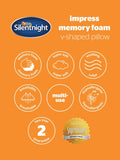 Silentnight Impress Memory Foam V Shape Pillow - British product